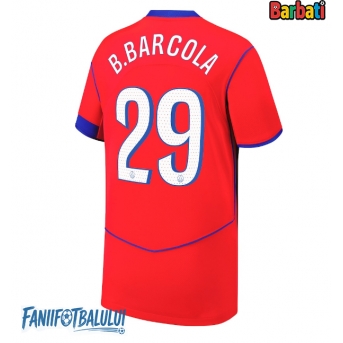 Paris Saint-Germain Bradley Barcola #29 Tricou Fotbal Replică 2025-26 Barbati Treilea